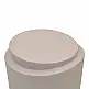 Βοηθητικό τραπέζι Fortox pakoworld MGO cappuccino Φ40x49.5εκ