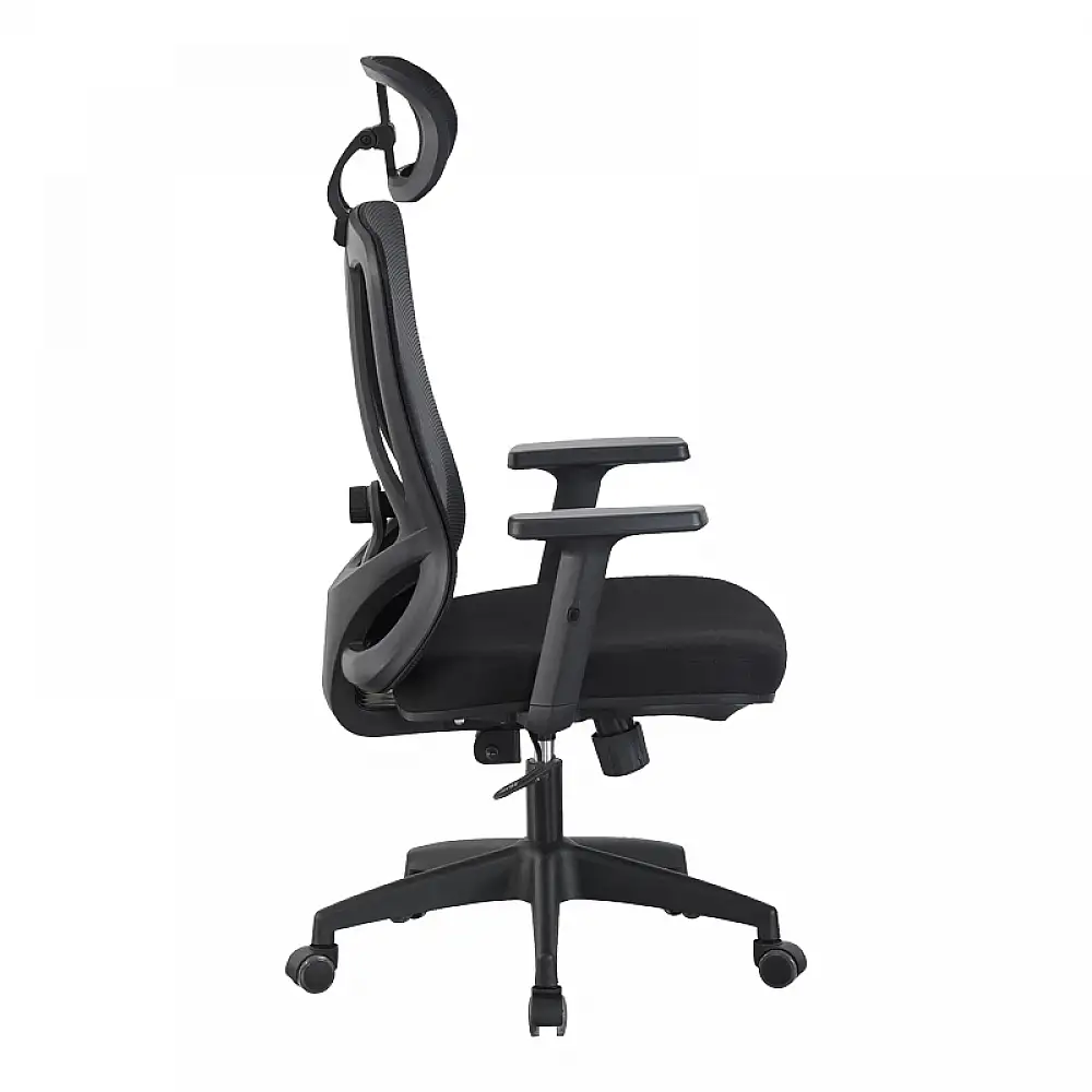 Καρέκλα γραφείου διευθυντή Magida pakoworld mesh μαύρο 58.5x66x115-125εκ