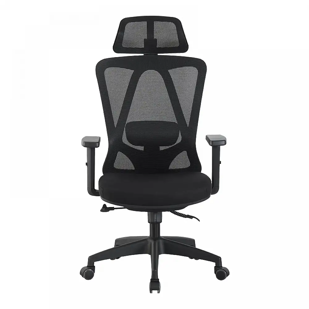 Καρέκλα γραφείου διευθυντή Magida pakoworld mesh μαύρο 58.5x66x115-125εκ