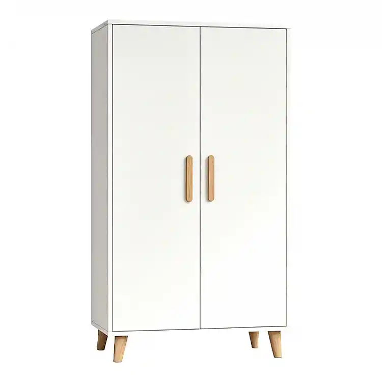 Ντουλάπι Tamera pakoworld λευκό με φυσική απόχρωση MDF 60x30x120εκ