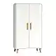 Ντουλάπι Tamera pakoworld λευκό με φυσική απόχρωση MDF 60x30x120εκ