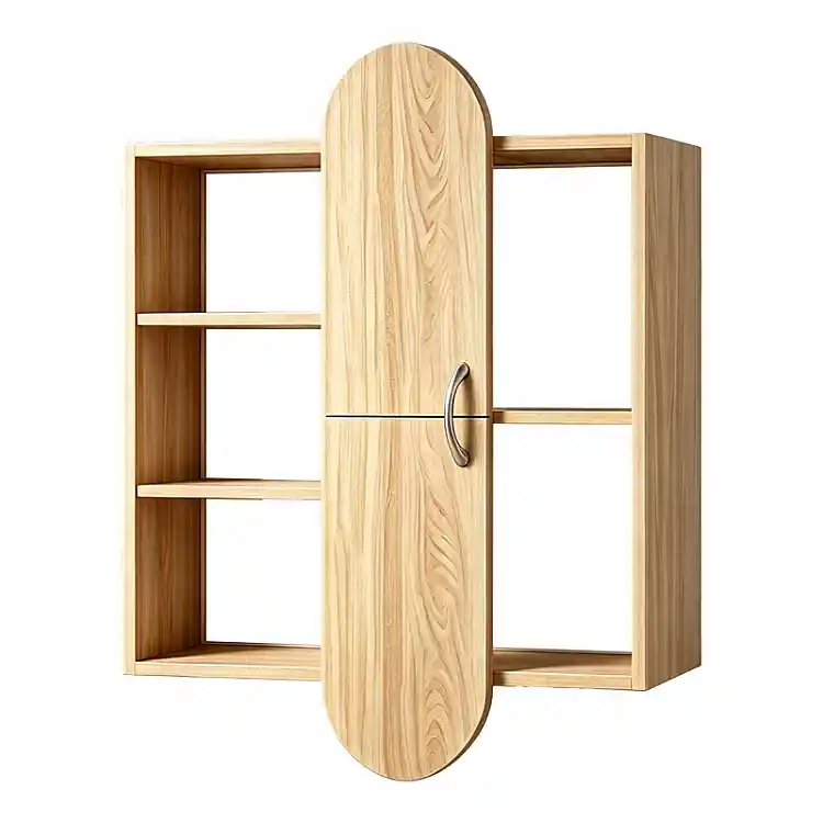 Ραφιέρα τοίχου Jonna pakoworld sonoma MDF 60x10x80εκ