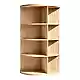 Γωνιακή ραφιέρα Benzal pakoworld sonoma MDF 80x30x120εκ