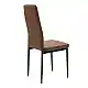 Καρέκλα Parker pakoworld cappuccino PU με μεταλλικό μαύρο πόδι 41x48x96εκ | 4 τμχ