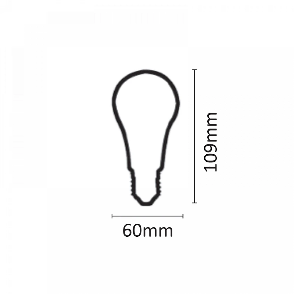 InLight E27 LED A60 15watt 6500Κ Ψυχρό Λευκό (7.27.15.04.3)