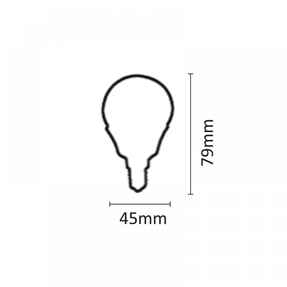 InLight E14 LED G45 5,5watt 6500K  Ψυχρό Λευκό (7.14.05.14.3)