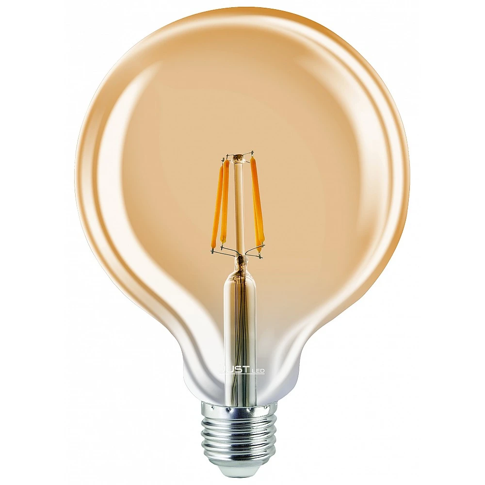 JUST LED JUSTLed-LED Filament Ε27 G125 12W 3000K Θερμό Amber (B271212201)