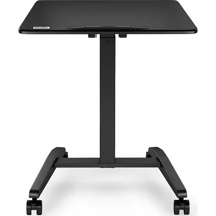 SENSE7 Κινητό Γραφείο 70x52 cm, Λευκό με Μαύρες Λεπτομέρειες