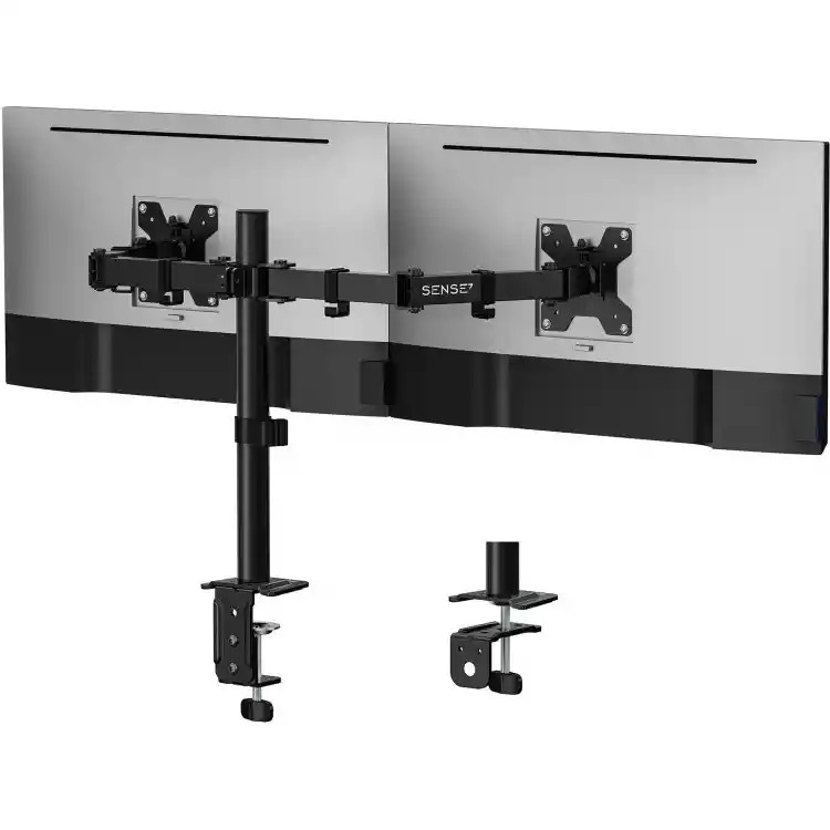 SENSE7 Uchwyt biurkowy na 2 monitory 17''-32'' FLOAT Light DOUBLE