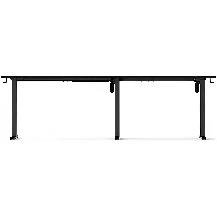 Biurko SENSE7 Nojo Light Corner Czarne 160 cm x 140 cm Black