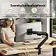 SENSE7 Uchwyt biurkowy na monitor 17''-32'' HANG Light