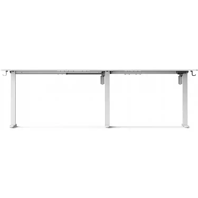 Biurko SENSE7 Nojo Light Corner Białe 160 cm x 140 cm White