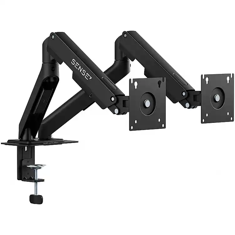 SENSE7 Uchwyt biurkowy na 2 monitory 17''-32'' HANG DOUBLE Light