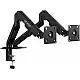 SENSE7 Uchwyt biurkowy na 2 monitory 17''-32'' HANG DOUBLE Light
