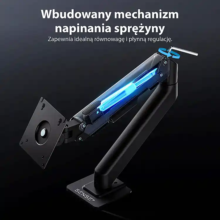 SENSE7 Uchwyt biurkowy na monitor 17''-32'' HANG Light