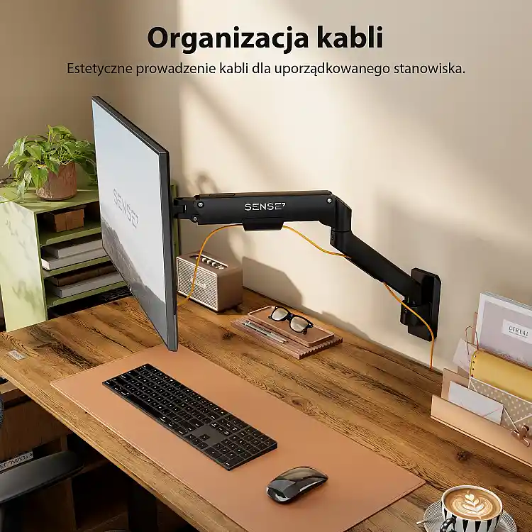 SENSE7 Uchwyt do ściany na monitor 17''-32'' HANG Light WALL ARM