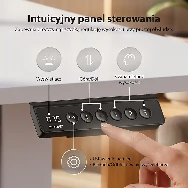 Biurko SENSE7 Nojo Light Corner Białe 160 cm x 140 cm White