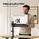 SENSE7 Uchwyt biurkowy na monitor 17''-32'' FLOAT Light