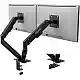 SENSE7 Uchwyt biurkowy na 2 monitory 17''-32'' HANG DOUBLE Light