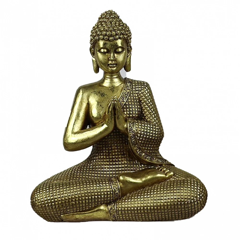 INART ΒΟΥΔΑΣ RESIN ΧΡΥΣΟΣ 23Χ12Χ28 Χρυσό Κεραμικό 28cmX23cmX12cm