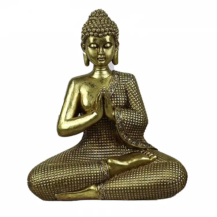 INART ΒΟΥΔΑΣ RESIN ΧΡΥΣΟΣ 23Χ12Χ28 Χρυσό Κεραμικό 28cmX23cmX12cm