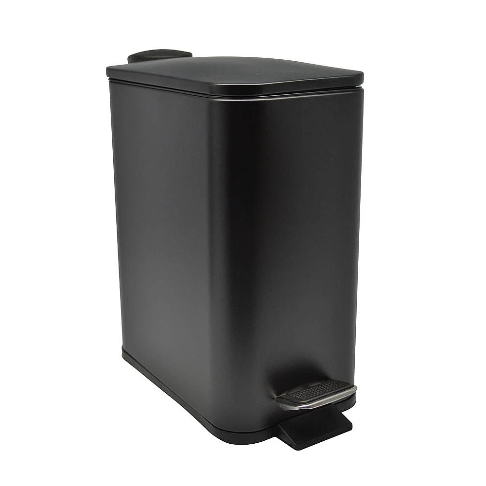 ΚΑΛΑΘΙ ΜΠΑΝΙΟΥ ΟΡΘΟΓΩΝΙΟ 5l INOX ΜΑΥΡΟ SOFT CLOSE ANKOR - Ankor 811847