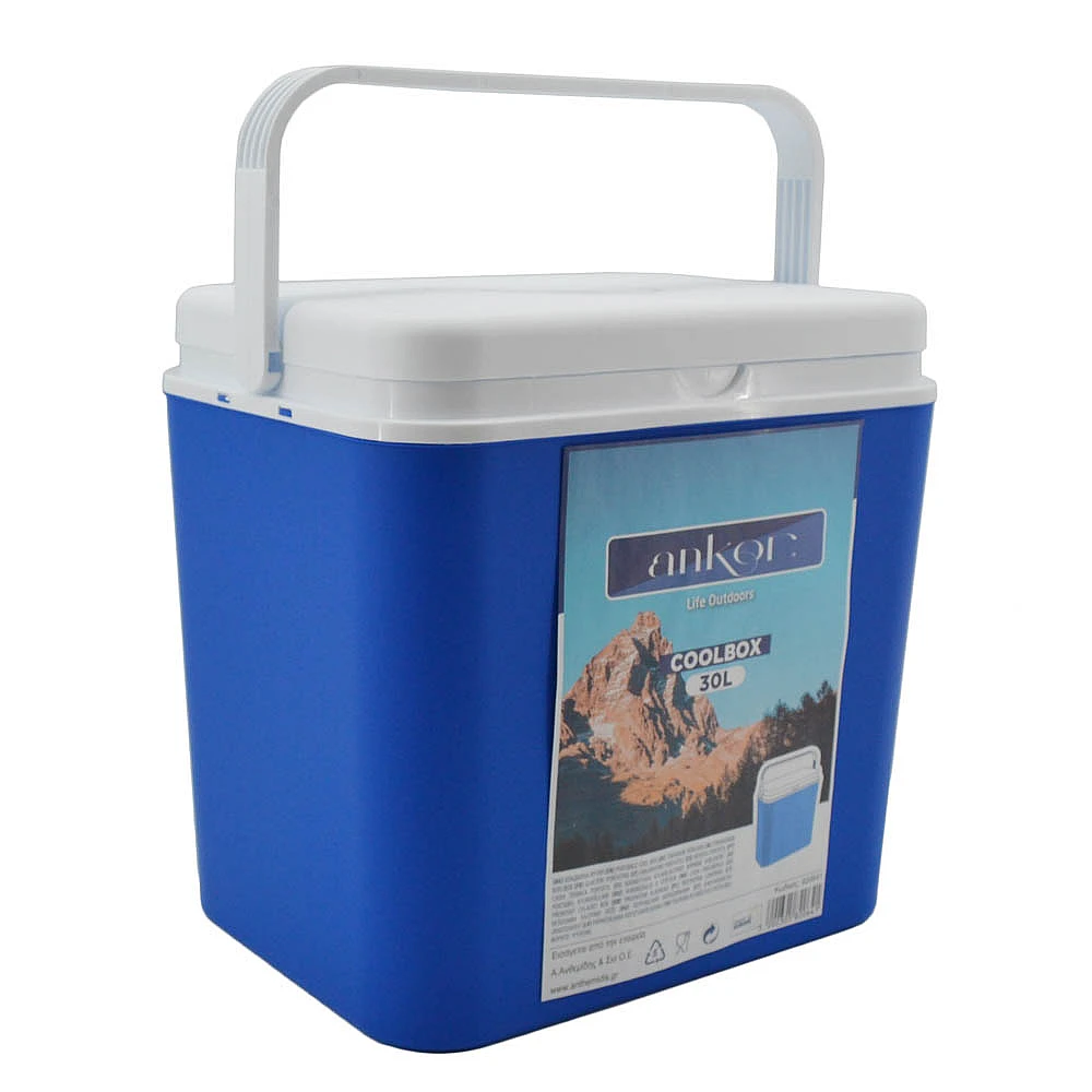 ΦΟΡΗΤΟ ΨΥΓΕΙΟ ΠΑΓΟΥ 30lt ΜΠΛΕ ANKOR - Ankor 820641