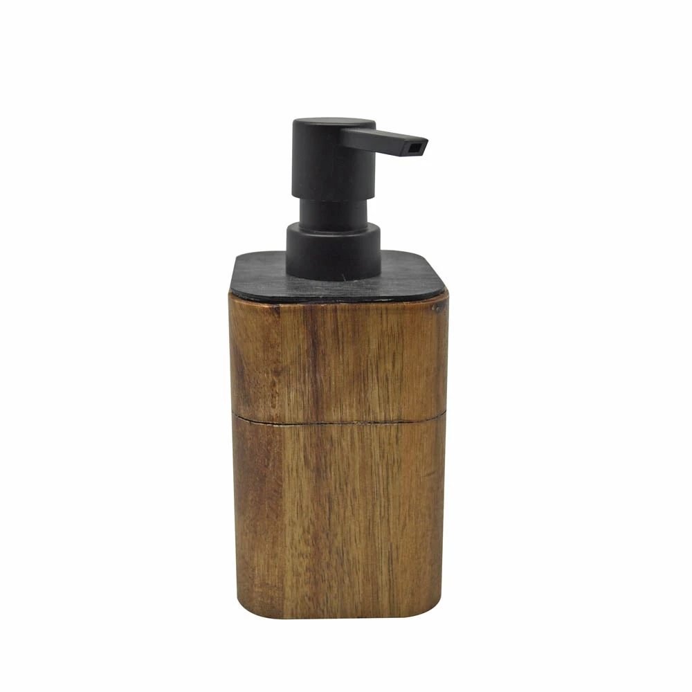 DISPENSER ΞΥΛΙΝΟ ΜΕ ΜΑΥΡΗ ΜΑΤ ΑΝΤΛΙΑ 7,6x7,6x17,5εκ.ANKOR - Ankor 824496