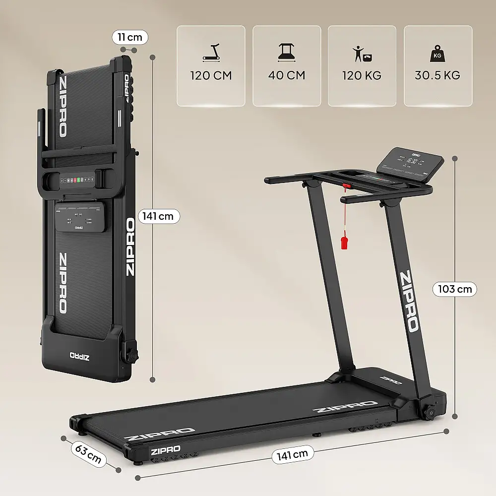 Διάδρομος γυμναστικής Zipro Forma αναδιπλούμενος