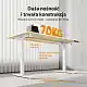 SENSE7 NOJO Light Ηλεκτρικό Γραφείο με Ρύθμιση Ύψους, 140x70 εκ., Πεύκο - Λευκό