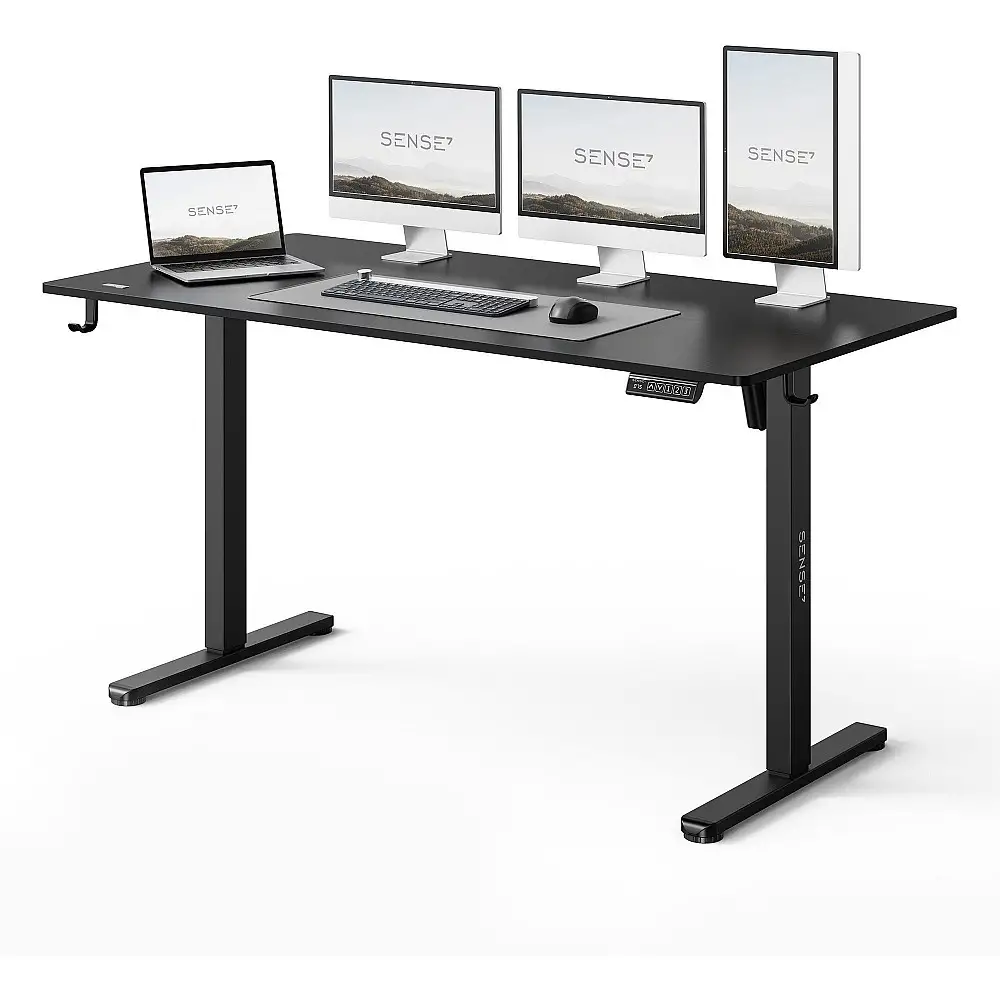 Γραφείο SENSE7 NOJO LIGHT Μαύρο 140x70 εκ.