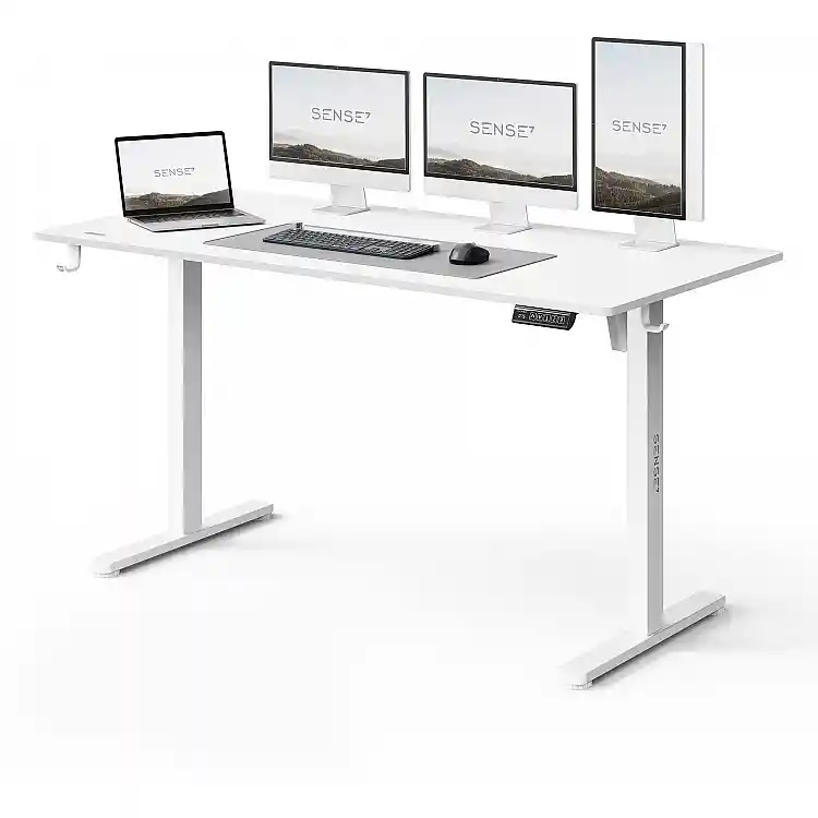 SENSE7 NOJO Light Ηλεκτρικό Γραφείο με Ρύθμιση Ύψους, 140x70 εκ., Λευκό