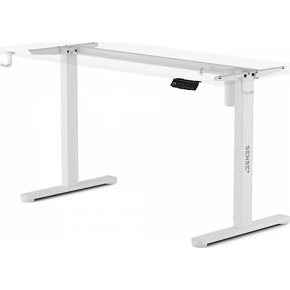 Ηλεκτρικός Λευκός Σκελετός Γραφείου SENSE7 (χωρίς επιφάνεια)