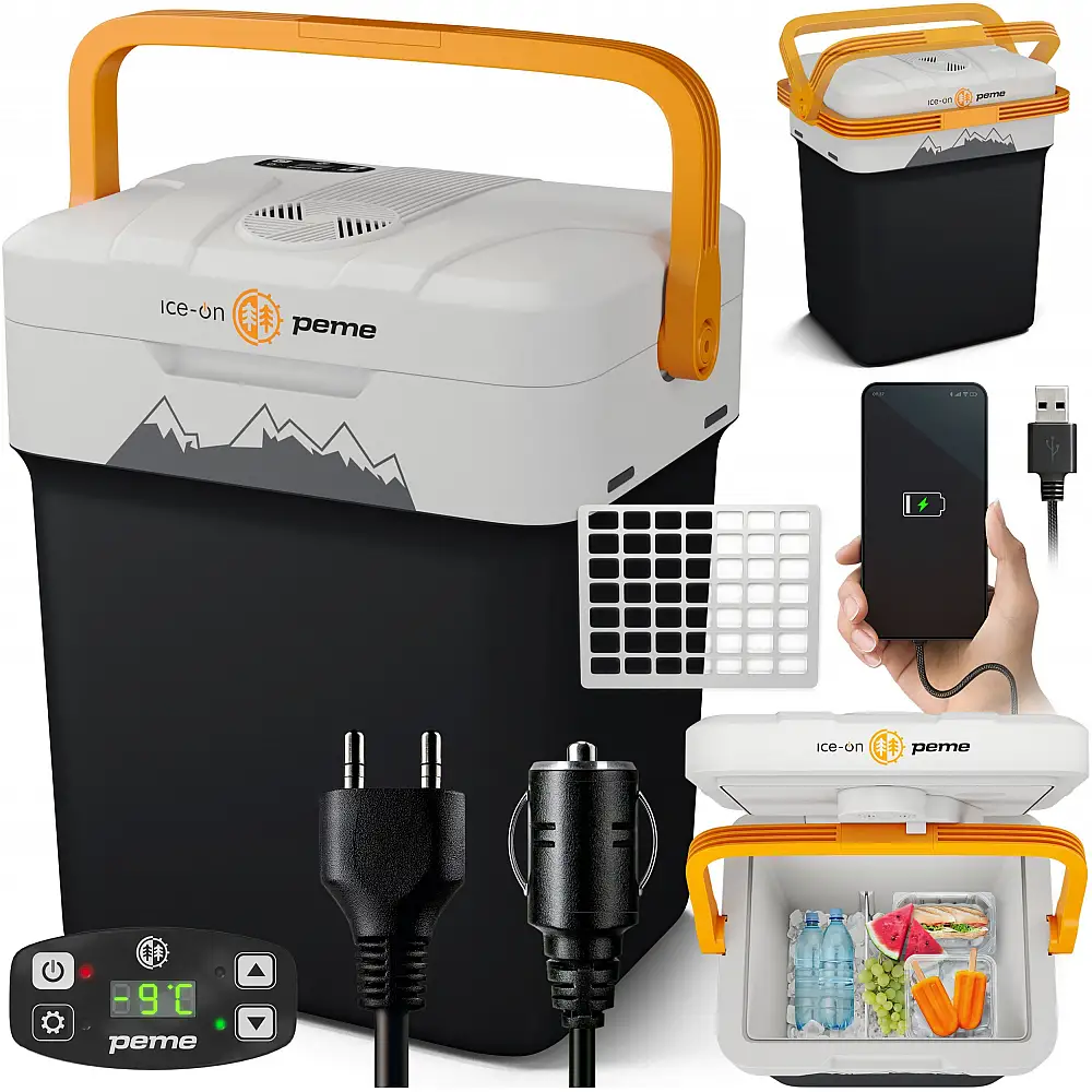 Ψυγείο ταξιδιού Peme Essential 32 Adventure Πορτοκαλί