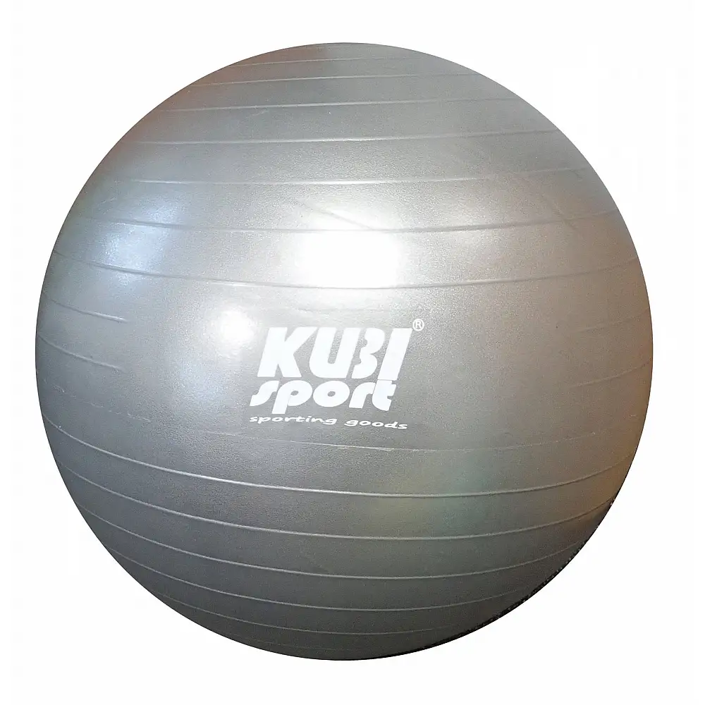 Μπάλα Γυμναστικής για Άσκηση Προπόνησης KUBISPORT 75 cm Γκρι