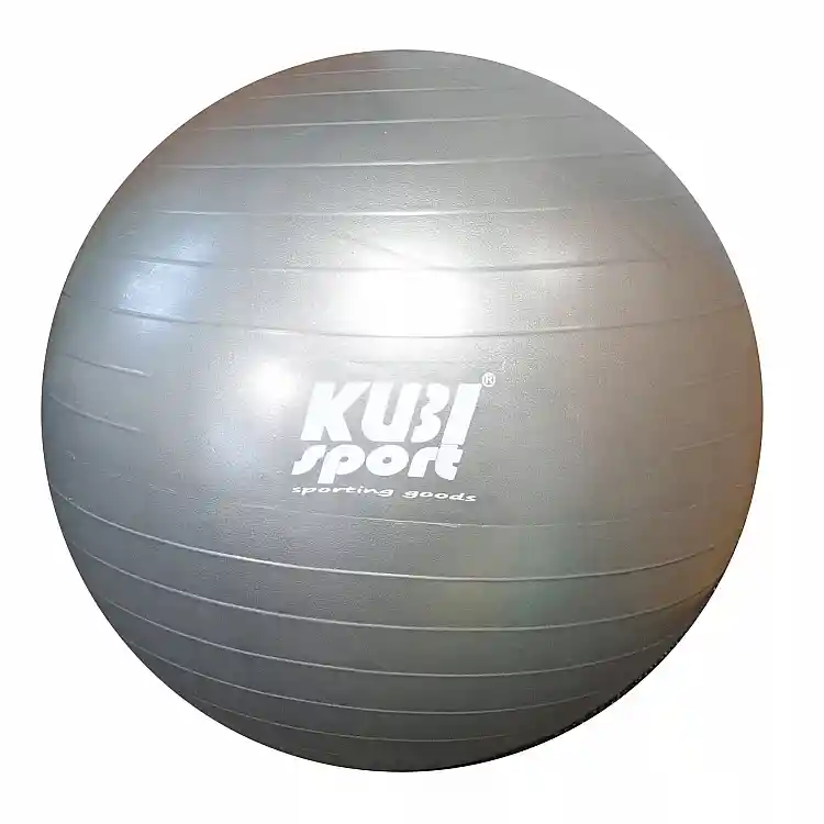 Μπάλα Γυμναστικής για Άσκηση Προπόνησης KUBISPORT 75 cm Γκρι