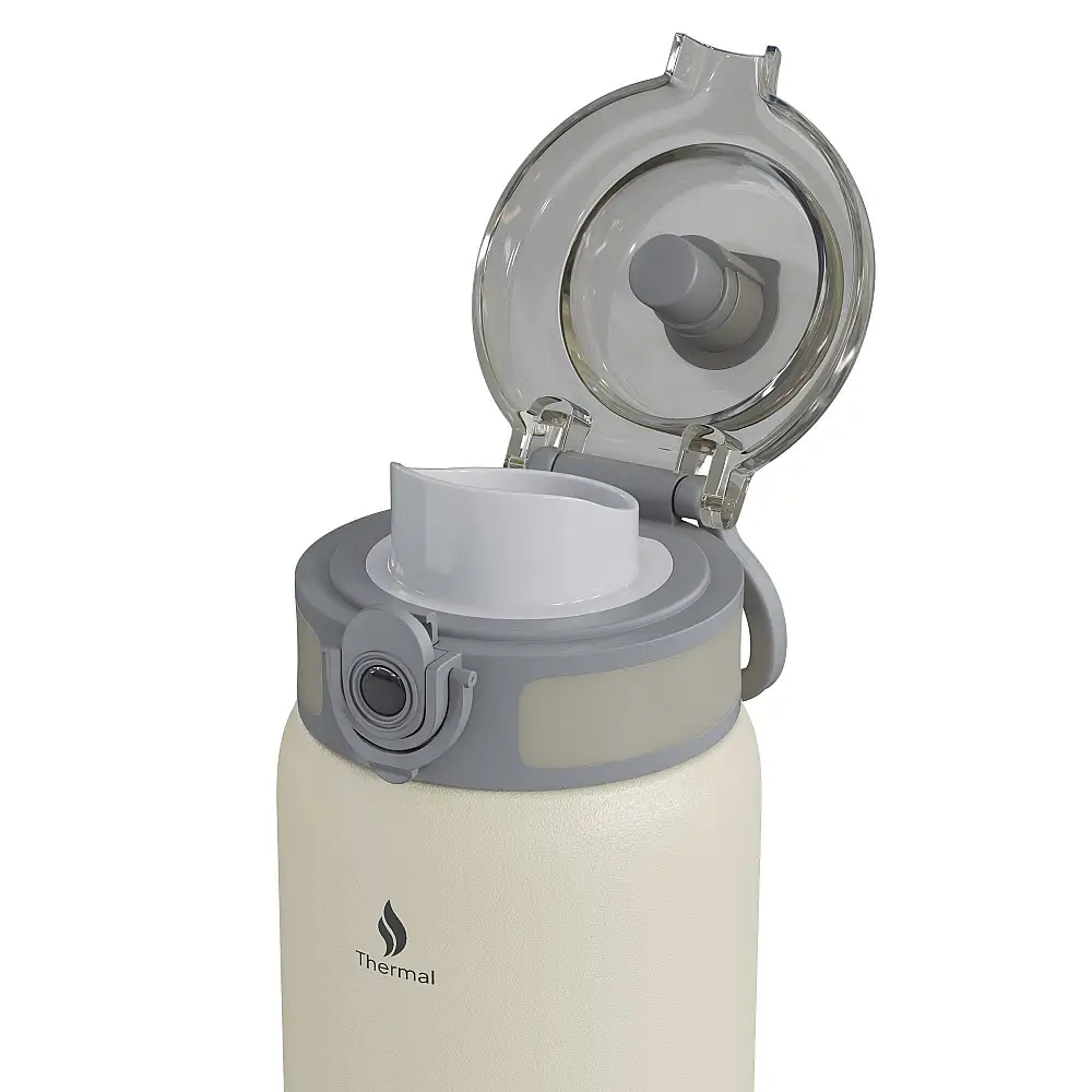 Θερμός ZIPRO 700 ml Ανοξείδωτο Ατσάλι Μπεζ