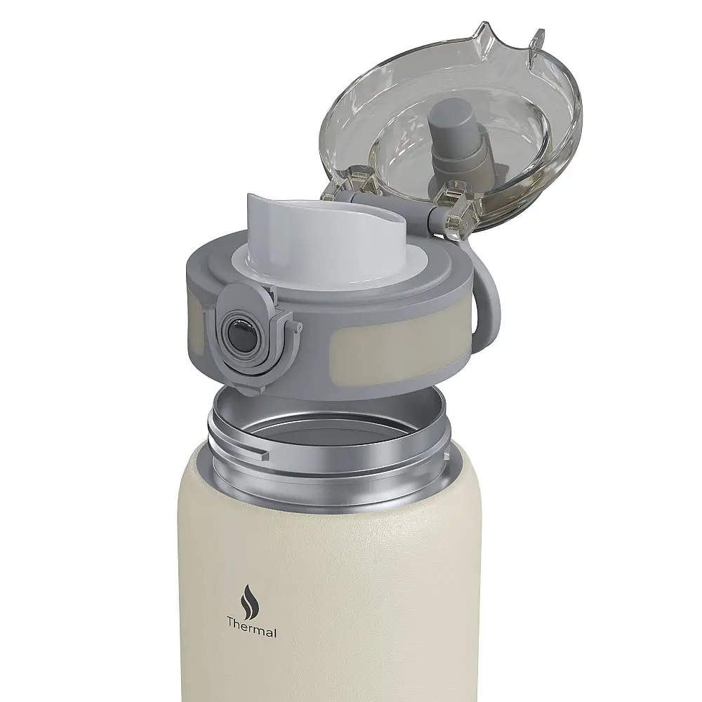 Θερμός ZIPRO 700 ml Ανοξείδωτο Ατσάλι Μπεζ