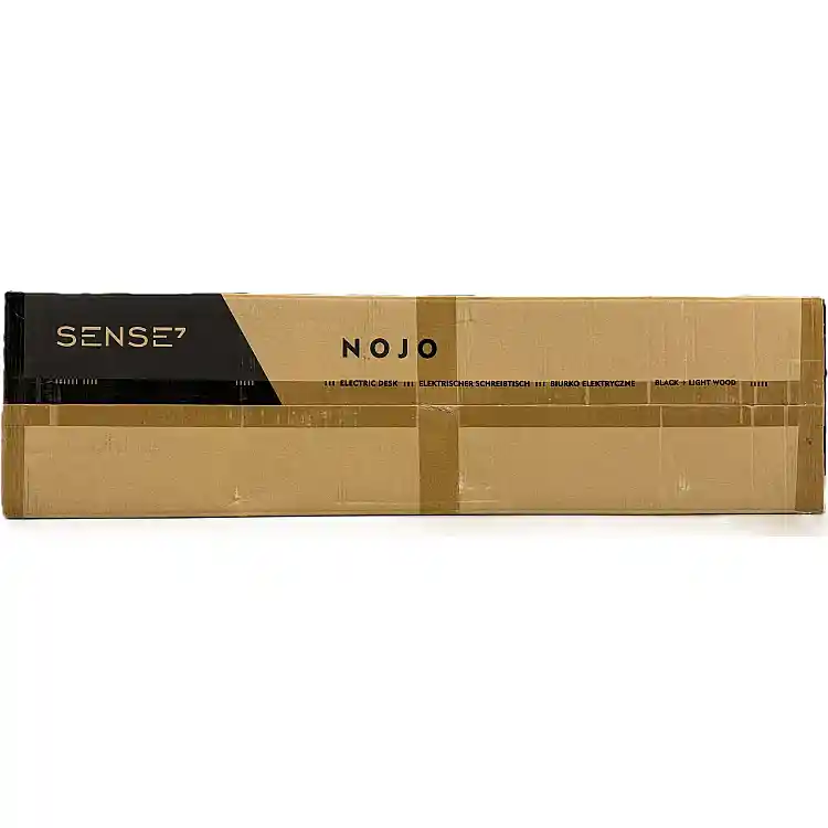 SENSE7 Nojo Ηλεκτρικό Γραφείο με Ρύθμιση Ύψους 120x60cm, Μαύρο Πεύκο