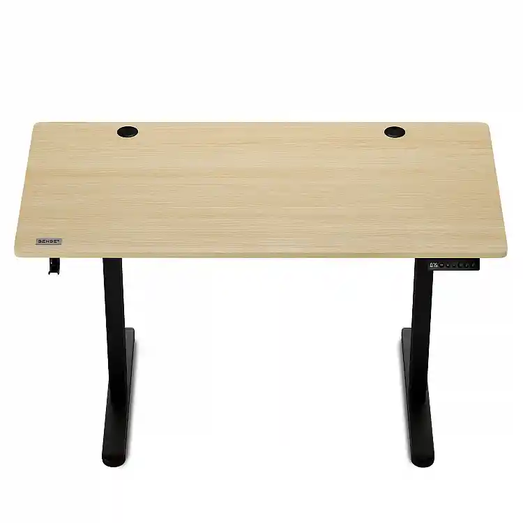 SENSE7 Nojo Ηλεκτρικό Γραφείο με Ρύθμιση Ύψους 120x60cm, Μαύρο Πεύκο