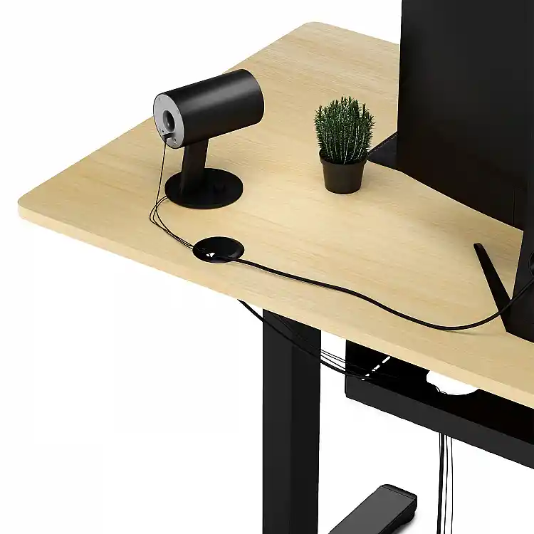 SENSE7 Nojo Ηλεκτρικό Γραφείο με Ρύθμιση Ύψους 120x60cm, Μαύρο Πεύκο