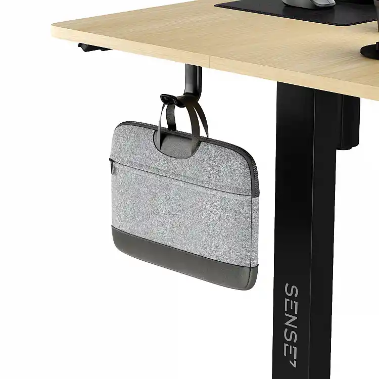 SENSE7 Nojo Ηλεκτρικό Γραφείο με Ρύθμιση Ύψους 120x60cm, Μαύρο Πεύκο