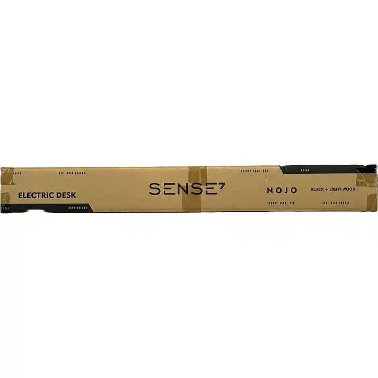 SENSE7 Nojo Ηλεκτρικό Γραφείο με Ρύθμιση Ύψους 120x60cm, Μαύρο Πεύκο