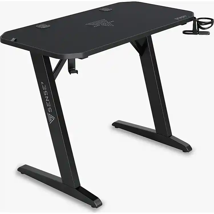 SENSE7 Nomad Classic Gaming Γραφείο, 100x50 cm, Μαύρο