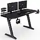 SENSE7 Nomad Classic Gaming Γραφείο, 140x60 cm, Μαύρο