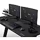 SENSE7 Nomad Classic Gaming Γραφείο, 140x60 cm, Μαύρο