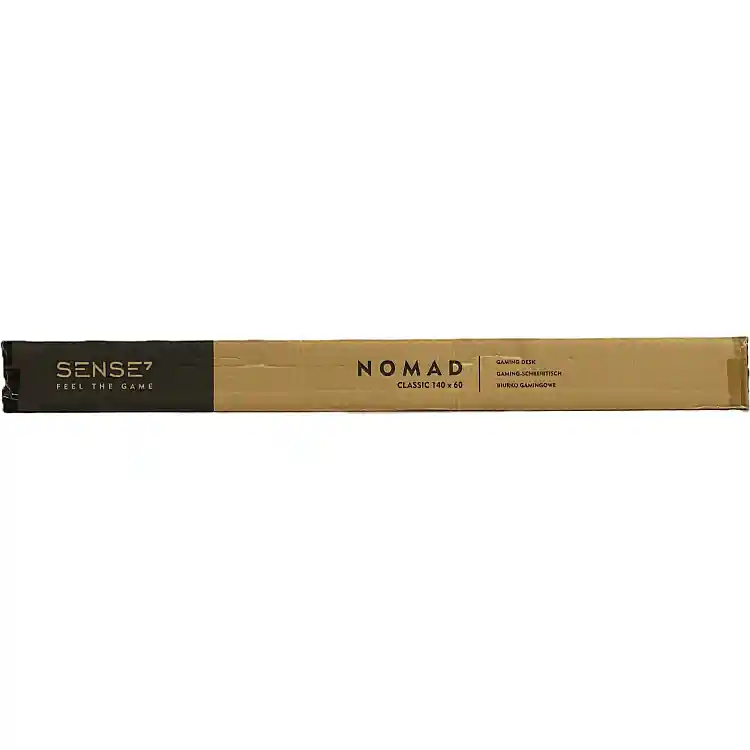 SENSE7 Nomad Classic Gaming Γραφείο, 140x60 cm, Μαύρο