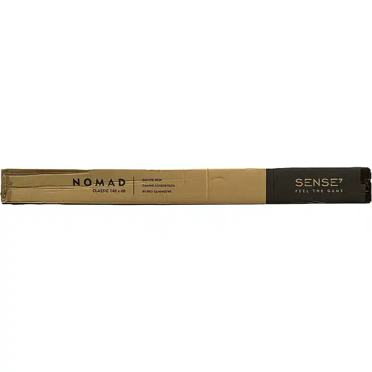 SENSE7 Nomad Classic Gaming Γραφείο, 140x60 cm, Μαύρο