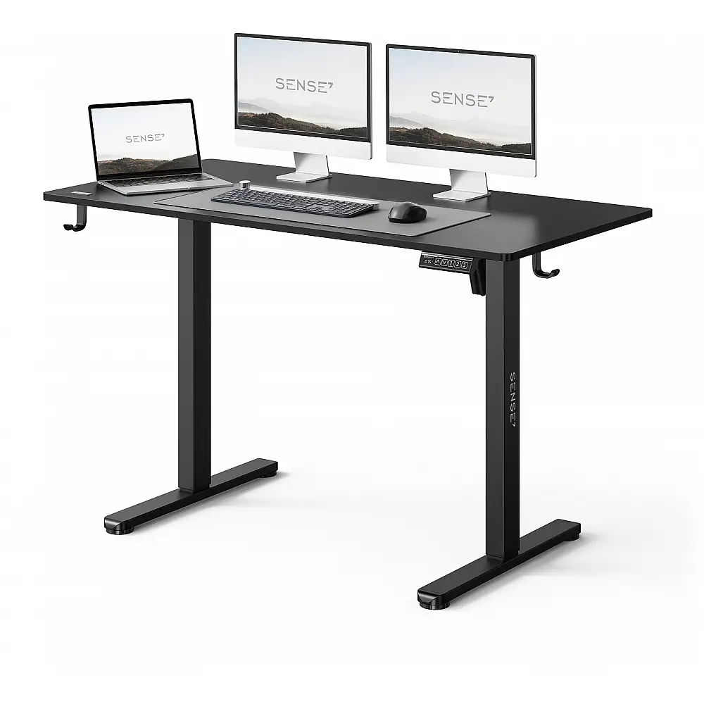 Γραφείο SENSE7 NOJO LIGHT Μαύρο 120x60 εκ.