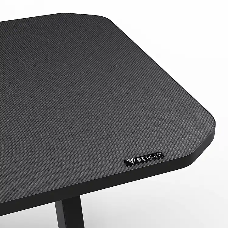 Gaming Γραφείο SENSE7 Nomad Basic, 140x60 cm, Μαύρο